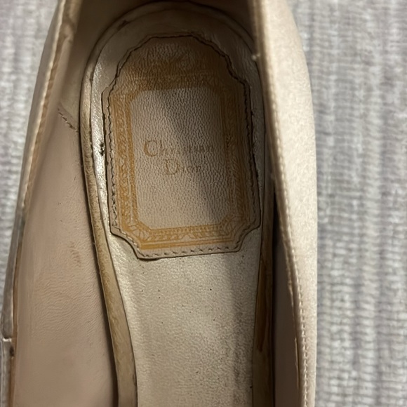 CHRISTIAN DIOR satin peeptoe pump - Picture 3 of 3